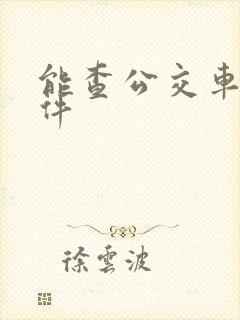 能查公交车的软件