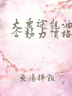 大众途观油电混合动力价格