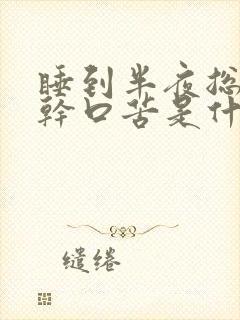 睡到半夜总是口干口苦是什么原因