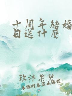 十周年结婚纪念日送什么
