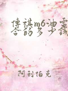 传祺m6油电混合的多少钱