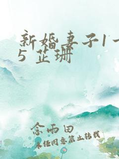 新婚妻子1一25 芷珊