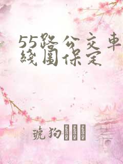 55路公交车路线图保定