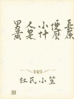 男人小便长期尿黄是什么原因