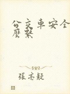 公交车安全带怎么系
