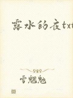 露水的夜txt