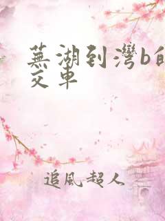 芜湖到湾b的公交车