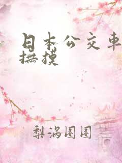 日本公交车上的抚摸