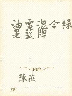 油电混合绿牌还是蓝牌