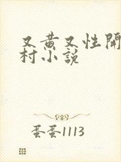又黄又性开放乡村小说