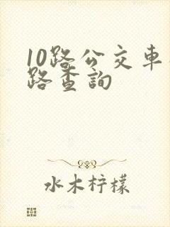 10路公交车线路查询
