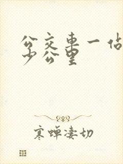 公交车一站是多少公里