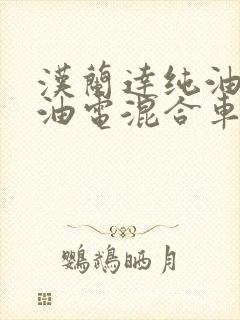 汉兰达纯油车和油电混合车哪个好