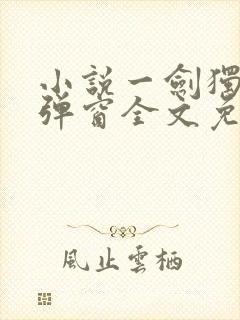 小说一剑独尊无弹窗全文免费阅读