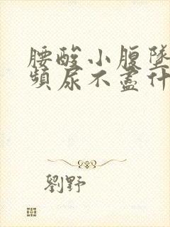 腰酸小腹坠胀尿频尿不尽什么原因