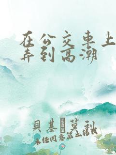 在公交车上被人弄到高潮
