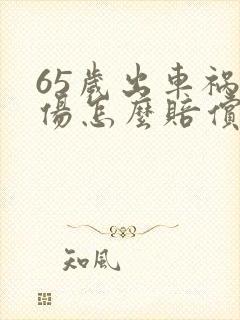 65岁出车祸受伤怎么赔偿