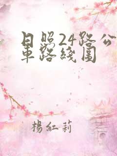 日照24路公交车路线图