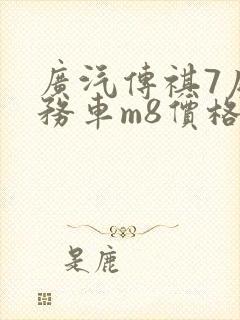 广汽传祺7座商务车m8价格