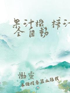 果汁机 榨汁机 全自动