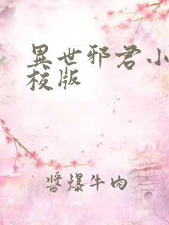 异世邪君小说精校版