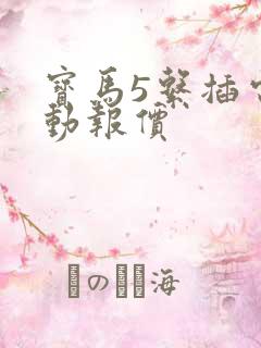 宝马5系插电混动报价