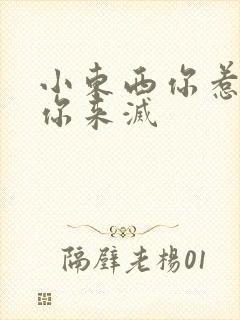 小东西你惹的火你来灭
