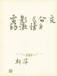 电影《公交车上的激情》