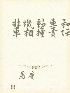 非机动车和机动车相撞责任认定