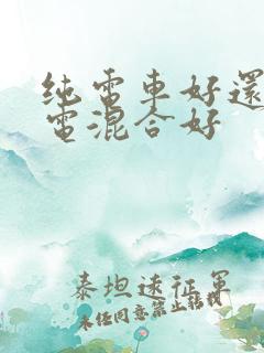 纯电车好还是油电混合好