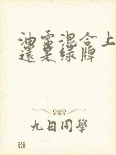 油电混合上蓝牌还是绿牌