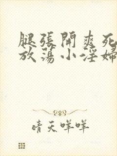 腿张开爽死你个放荡小淫妇