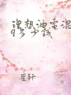 理想油电混合l9多少钱