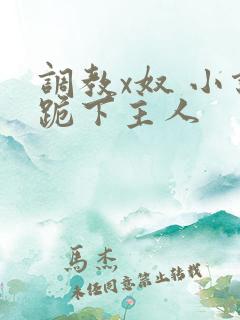 调教x奴 小说跪下主人