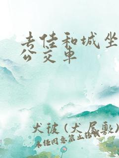 去佳和城坐几路公交车