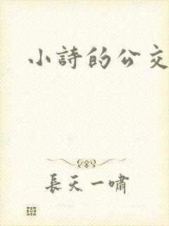 小诗的公交车日