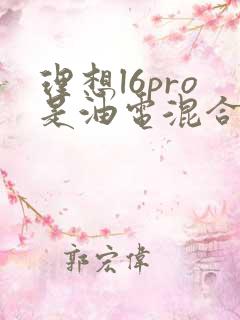 理想l6pro是油电混合吗