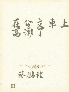 在公交车上被插高潮了