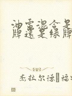 油电混合是上蓝牌还是绿牌