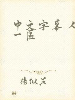 中文字幕 人妻一区