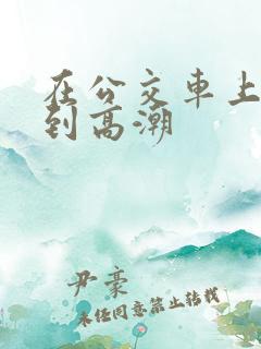 在公交车上被做到高潮