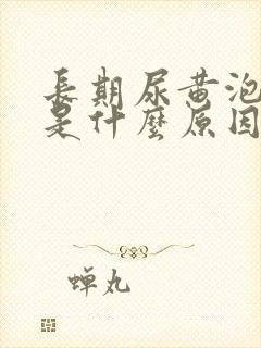 长期尿黄泡沫多是什么原因