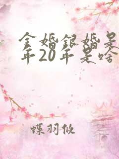 金婚银婚是多少年20年是啥婚