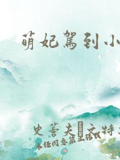 萌妃驾到小说