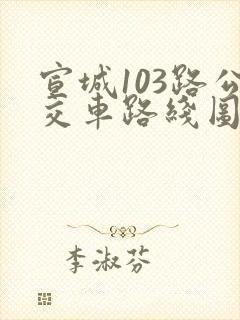 宣城103路公交车路线图