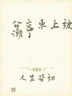 公交车上被摸高潮了