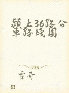 颍上36路公交车路线图