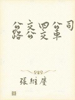公交四公司有几路公交车