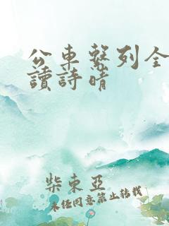 公车系列全文阅读诗晴
