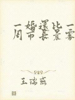 一婚还比一婚高周市长晨雾的光